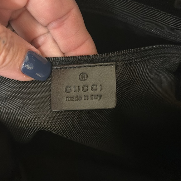 Gucci Black Canvas Tote Bag - Picture 10 of 13